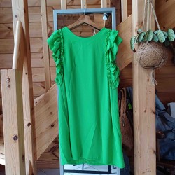 Robe Volants - Vert